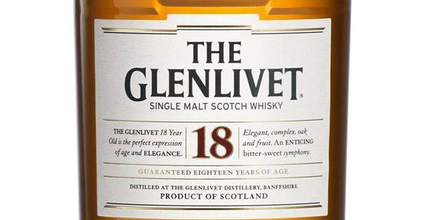 Malt Whisky Glenlivet 18 Year Old - Pernod Ricard