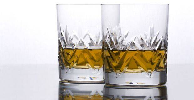Malt Whisky in Crystal Glasses