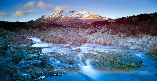 Scotland - Mountains and Shallow River