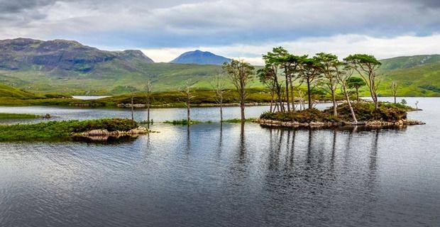 Scotland Mountains and Loch